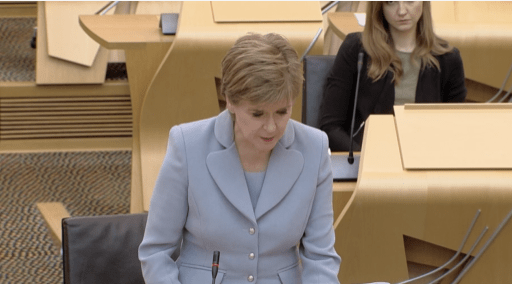 First Minister in Holyrood