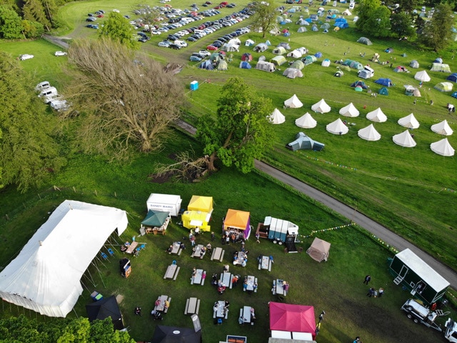 Festival Field at Tullibole Castle